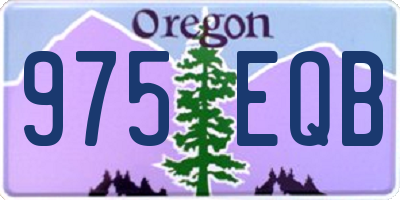 OR license plate 975EQB