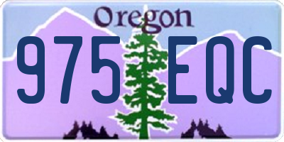 OR license plate 975EQC