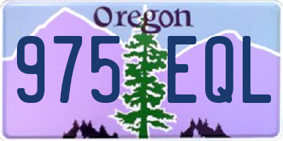 OR license plate 975EQL