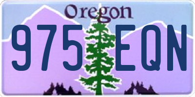 OR license plate 975EQN