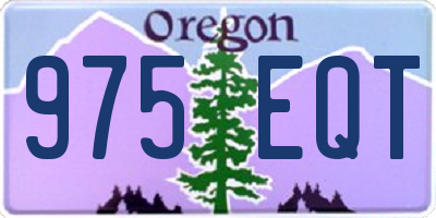 OR license plate 975EQT