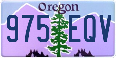 OR license plate 975EQV
