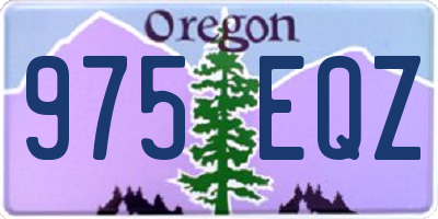 OR license plate 975EQZ