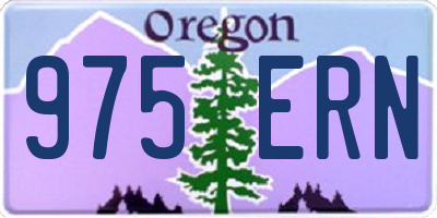 OR license plate 975ERN