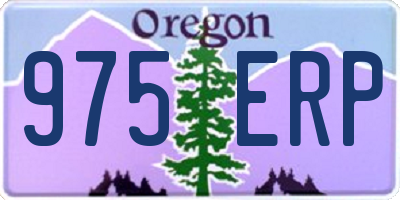 OR license plate 975ERP