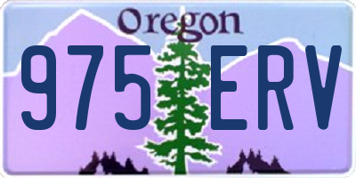 OR license plate 975ERV