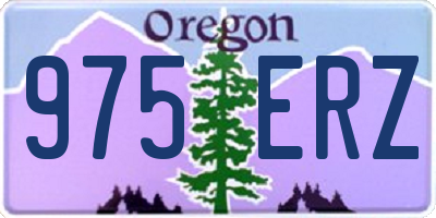 OR license plate 975ERZ