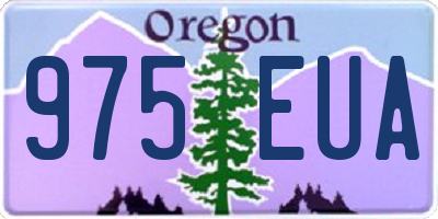 OR license plate 975EUA