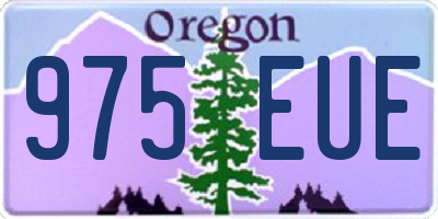 OR license plate 975EUE