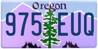 OR license plate 975EUQ