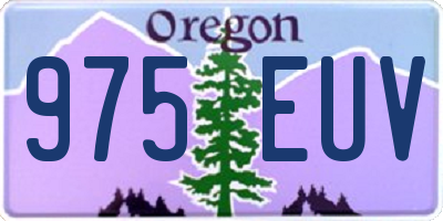 OR license plate 975EUV