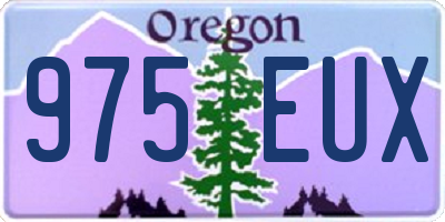 OR license plate 975EUX