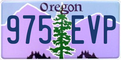 OR license plate 975EVP