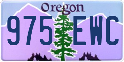 OR license plate 975EWC