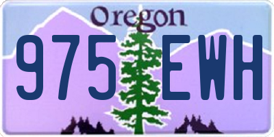 OR license plate 975EWH