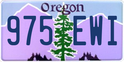 OR license plate 975EWI