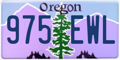 OR license plate 975EWL