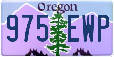 OR license plate 975EWP