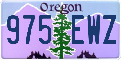 OR license plate 975EWZ