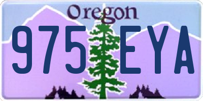 OR license plate 975EYA