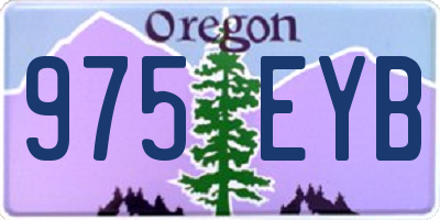 OR license plate 975EYB