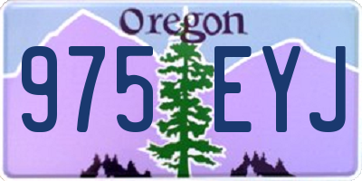 OR license plate 975EYJ