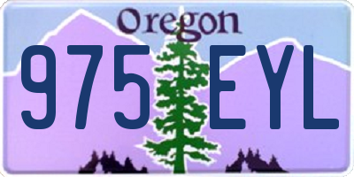 OR license plate 975EYL