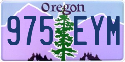 OR license plate 975EYM