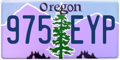 OR license plate 975EYP