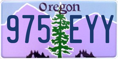 OR license plate 975EYY