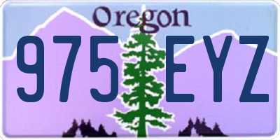 OR license plate 975EYZ