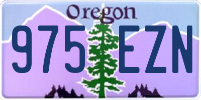 OR license plate 975EZN