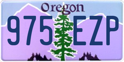 OR license plate 975EZP