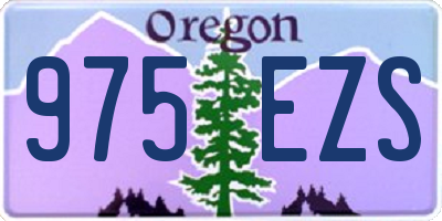 OR license plate 975EZS
