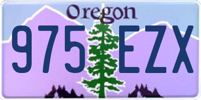 OR license plate 975EZX
