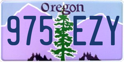 OR license plate 975EZY