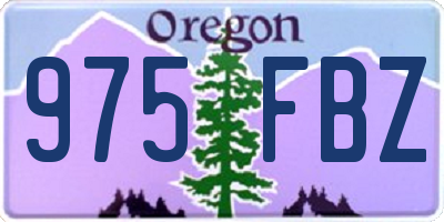 OR license plate 975FBZ