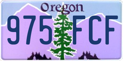 OR license plate 975FCF