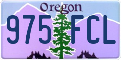OR license plate 975FCL