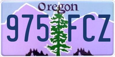 OR license plate 975FCZ