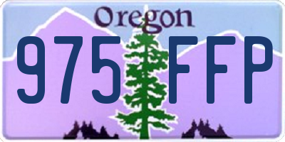 OR license plate 975FFP