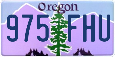 OR license plate 975FHU