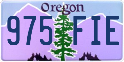 OR license plate 975FIE