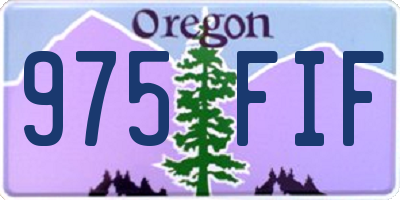 OR license plate 975FIF