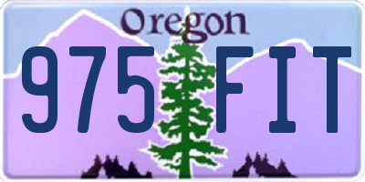 OR license plate 975FIT