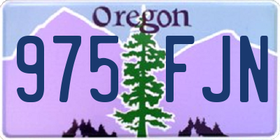 OR license plate 975FJN