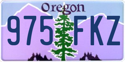 OR license plate 975FKZ