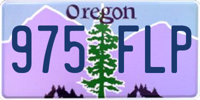 OR license plate 975FLP