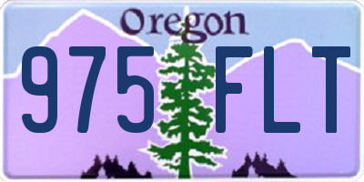 OR license plate 975FLT
