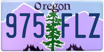 OR license plate 975FLZ